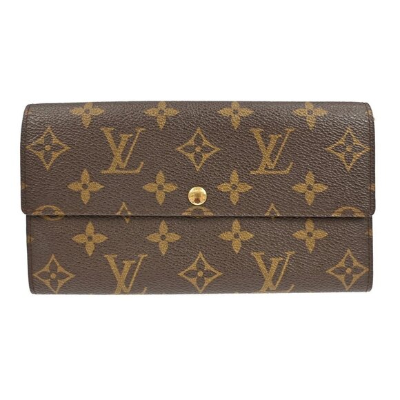 BUYIT LOUIS VUITTON MONOGRAM PORTE MONNAIE CREDIT WALLET M61725 TH0916 RQ00155